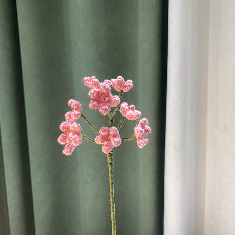 Wool Knitted Flowers