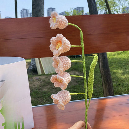 Wool Knitted Flowers