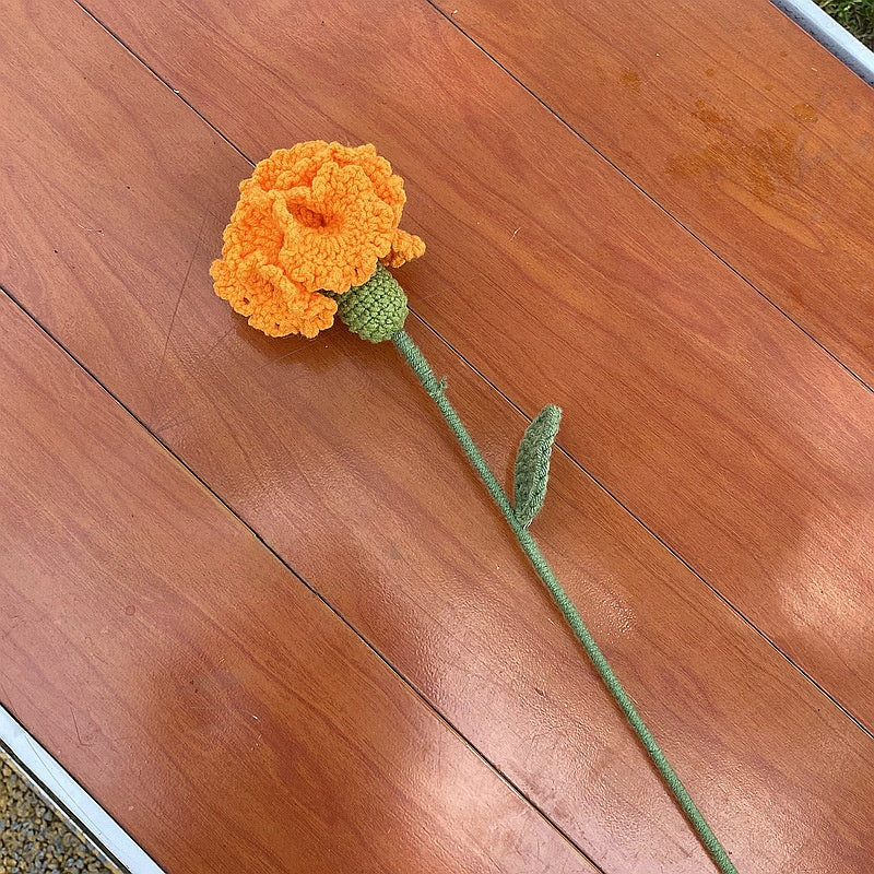 Wool Knitted Flowers