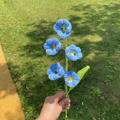 Wool Knitted Flowers