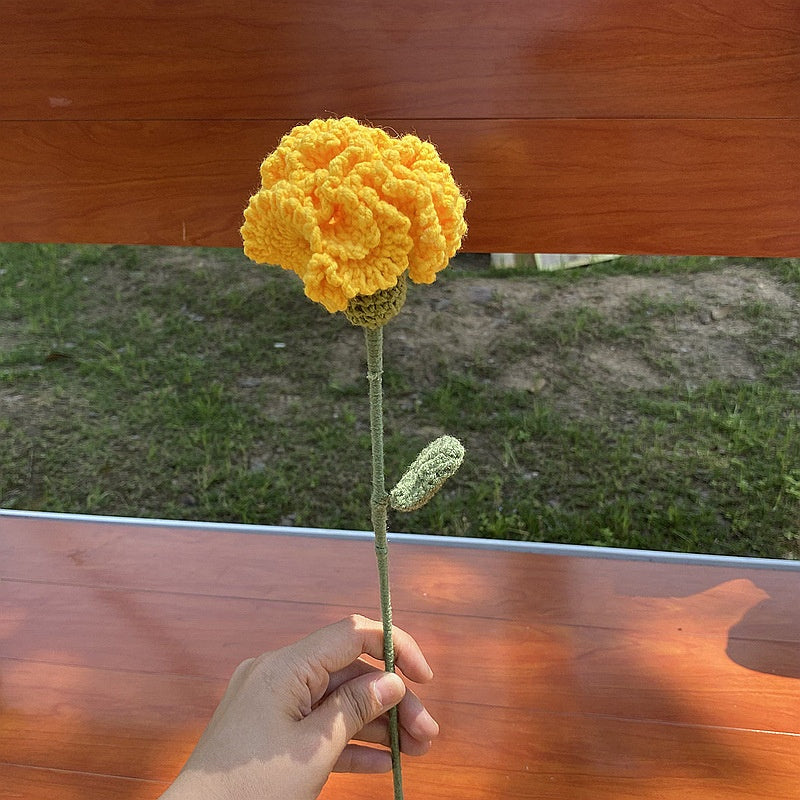 Wool Knitted Flowers