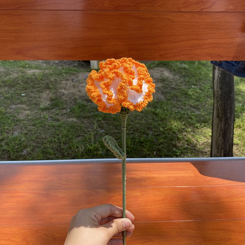 Wool Knitted Flowers