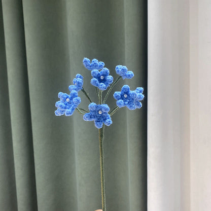 Wool Knitted Flowers