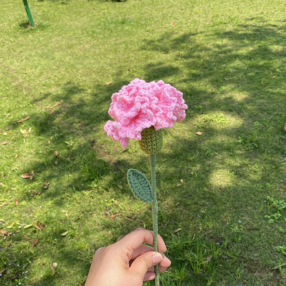 Wool Knitted Flowers